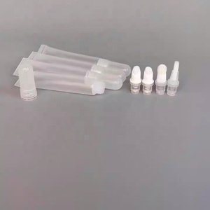 Tubes de brillant à lèvres en plastique PP de 10 ml, nouveaux contenants pour huile à lèvres, tubes souples à presser vides, blancs et transparents, pour baume à lèvres, vente en gros - Product Image 2
