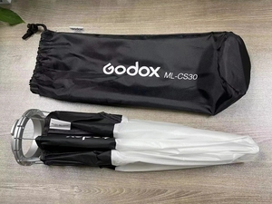 Godox ML-CS30 30cm Foldable Quick-install Round Shape Lantern Softbox Light <strong>Modifier</strong> for Photography Bowens Mount Studio <strong>Flash</strong> - Product Image 6