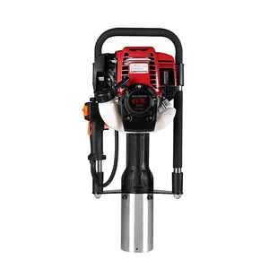 100mm 4-Stroke Honda GX35 Petrol Powered Portable Small Petrol Fence Post Driving Machine Gasoline Pile Driver