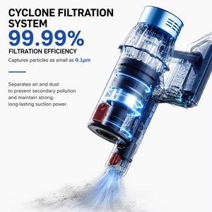 550W High Suction Power Cyclone Brushless Motor Handheld <b>Portable</b> Wireless <b>Vacuum</b> Cleaner V22 for Household Car Use - Product Image 5