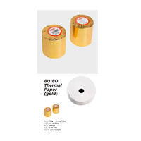 Kertas Thermal JOJO JL-2001 80*80 Diameter Dalam Emas 13*17 65g 51 Meter Kertas Kasir Supermarket Kertas Printer POS Cina