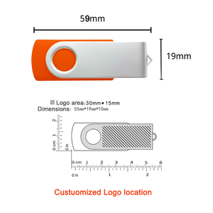 Giá rẻ 32GB USB 2.0/3.0 xoay Stick nhựa Pendrive Bộ nhớ Key với 32GB flashdisk ngón tay cái ổ đĩa USB Flash Drives - Product Image 5
