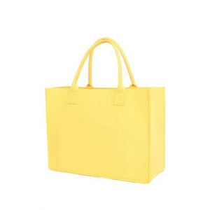 Large-Sized Women's Lfelt New <b>Model</b> With Simple Design Customized Logo Felt Handbag Color - Product Image 6