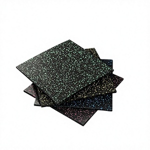 แผ่นยางปูพื้นยิมดูดซับแรงกระแทก ป้องกันบาร์เบลจากแรงกระแทกโดยตรง และลดความเสียหายต่อพื้นคอนกรีตเดิม - Product Image 1