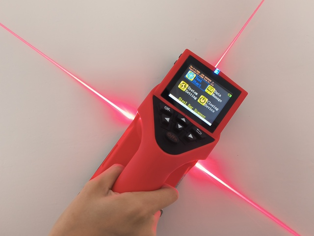 Portable Concrete Cover Meter Rebar Detector with Laser Positioning Rebar Locator