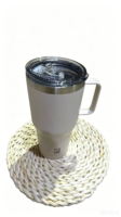 Vaso Térmico Portátil de Acero Inoxidable de 900 ml para Auto, Aislamiento Térmico de Más de 24 Horas, Diseño Minimalista, Uso en Exteriores, Listo para Viajar