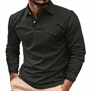 Chemise Homme en Coton Polaire 220g Lavé, Couleur Unie, Respirante, Séchage Rapide, Écologique, Haute Qualité, Personnalisable, Vente Chaude - Product Image 2