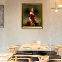 Recréations de chefs-d'œuvre réalistes de Wenthardt, portrait à l'huile peint à la main, toile durable et écologique, décoration de meubles, B&C ART