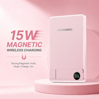 Batterie externe magnétique sans fil Qi2 15W 10000mAh avec affichage LED, grande capacité, vente en gros