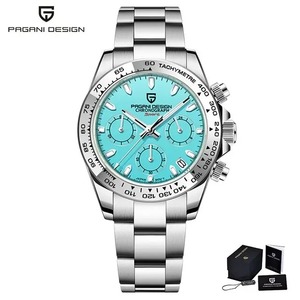 <span class=keywords><strong>PAGANI</strong></span> DESIGN PD-1727 TOP Nouvelles montres-bracelets à quartz avec lunette en acier inoxydable Verre saphir Chronographe <span class=keywords><strong>VK63</strong></span> Montre pour hommes avec boîte - Product Image 1