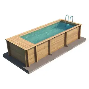 2021 Modern Design Large freestanding Self-contained Outdoor relaxing spa container swimming pool
