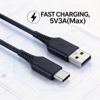 Câble de charge rapide USB-C TPE haute performance, vente directe d'usine Cantell, câble de type C 3A