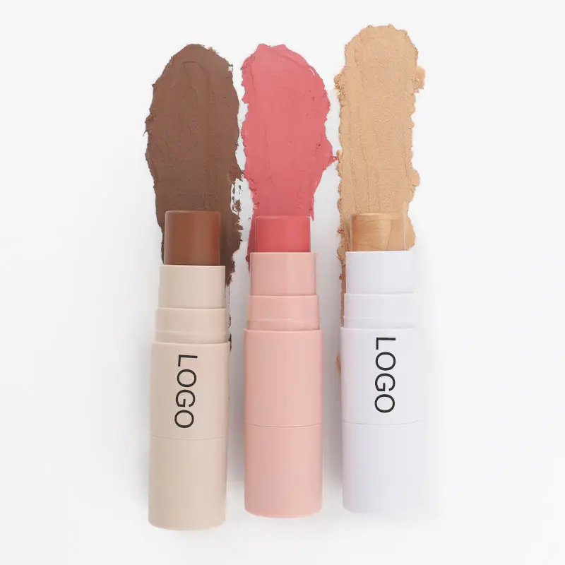 OCHAIN Create Your Logo Vegan Cream Private Label Bronzer Highlighter Concealer Foundation Contour Blush Stick