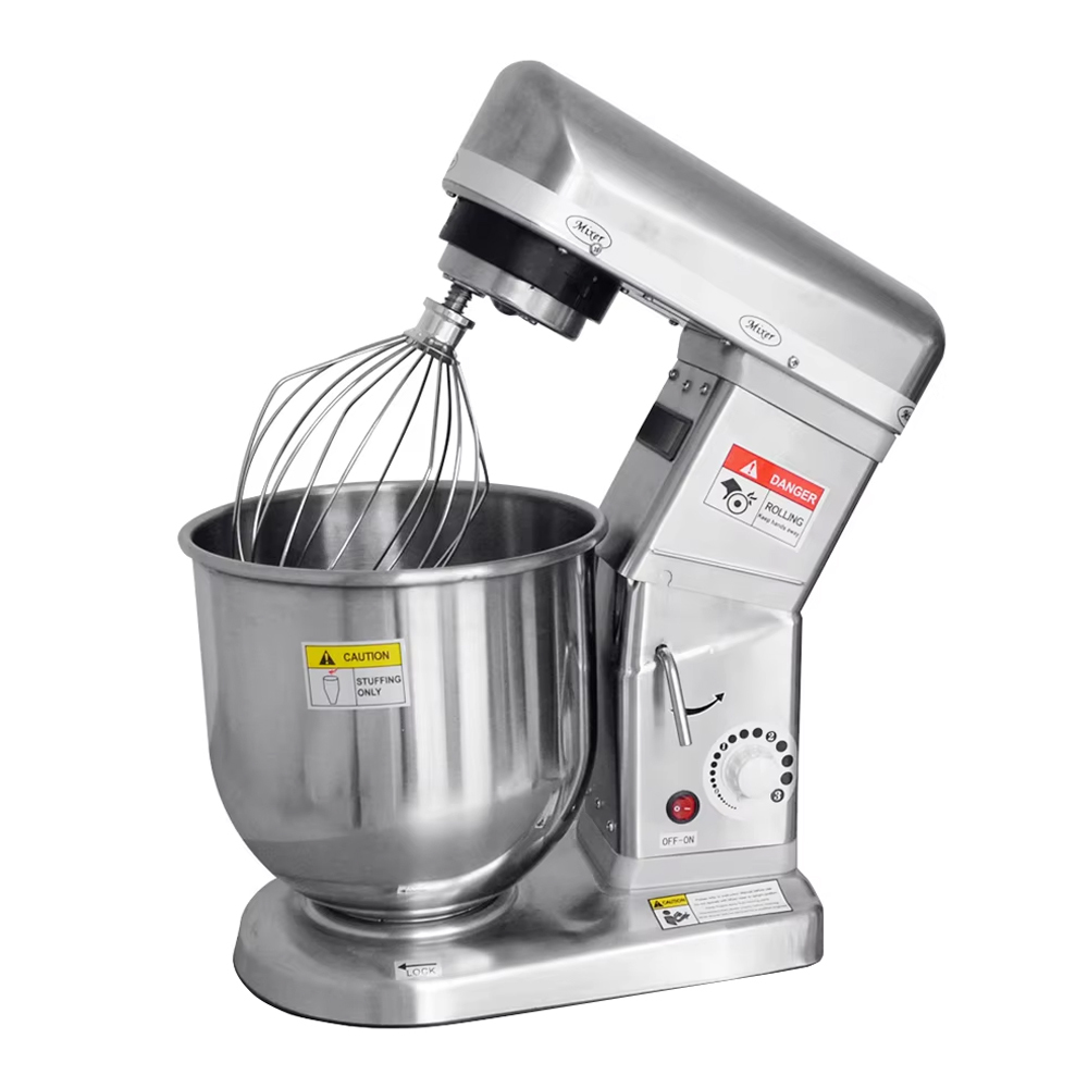 XEOLEO Commercial Planetary Mixer – 5L/7L/10L 500W Electric Dough & Food Mixer