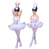 Costume de Ballet Professionnel Lac des Cygnes Blanc pour Enfants, Robe de Ballerine Filles, Robe de Ballet Enfant, Tenue de Danse Fille