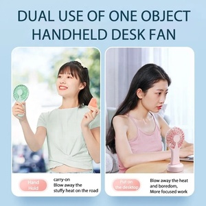 Ngoài Trời Có Thể Sạc Lại Điện USB Sạc Pin Cầm Tay Bé Mini Người Hâm Mộ Không Khí Di Động Làm Mát Pin <span class=keywords><strong>Powered</strong></span> <span class=keywords><strong>Fan</strong></span> F1 - Product Image 4