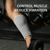 VBOSi 1 Paire de Manchons de Soutien Élastiques et Respirants pour les Mollets, pour la Musculation, le Basketball, la Course à Pied, Femmes et Hommes