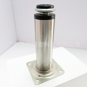 Yijun Furniture Leg Cylindrical Silver Gray Heavy Duty Adjustable Telescopic <b>Support</b> For <b>Sofa</b> Coffee Table - Product Image 3