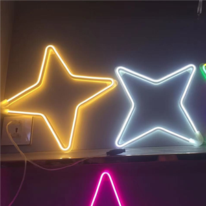 Letrero LED <span class=keywords><strong>de</strong></span> Neón Personalizado con Forma <span class=keywords><strong>de</strong></span> Estrella <span class=keywords><strong>de</strong></span> Cuatro Puntas <span class=keywords><strong>de</strong></span> un Solo Color, para Decoración Interior y Exterior, Precio Razonable - Product Image 1