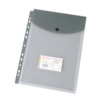 Pochettes de classement A4 en PP en gros pour l'archivage de documents de bureau, sacs de rangement pour contrats et feuilles mobiles, sacs de papeterie pour étudiants et sacs pour papiers d'examen