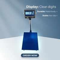 Balance de table en acier inoxydable OEM TCS avec imprimante, écran LED/LCD, capacité de 150 kg