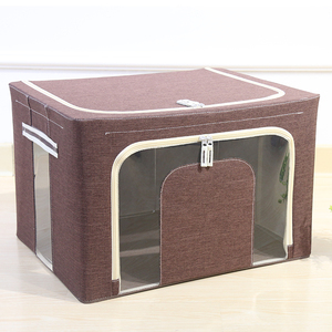 Quilt <span class=keywords><strong>OEM</strong></span> Trung Quốc bán buôn hộp lưu trữ Stackable sử dụng có thể gập lại vải lưu trữ <span class=keywords><strong>Box</strong></span>, quần áo tổ chức - Product Image 5