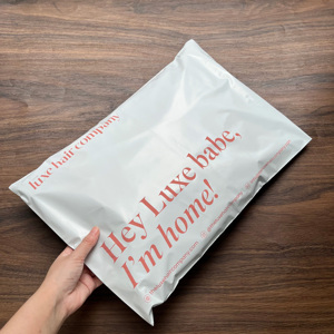 ซองจดหมายสีขาวด้านพิมพ์โลโก้แบรนด์ - ซองพลาสติกโพลีเมลเลอร์พิมพ์ลายตามสั่ง ถุงไปรษณีย์ขนาดใหญ่สำหรับอีคอมเมิร์ซ - Product Image 2