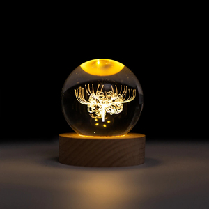 <span class=keywords><strong>Lampe</strong></span> de nuit 3D boule de cristal <span class=keywords><strong>Lumino</strong></span> sculpture à l'intérieur avec socle en bois LED <span class=keywords><strong>lampe</strong></span> d'astronomie créative pour la maison bureau chambre table - Product Image 1