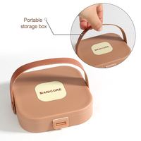 Ensemble d'outils de manucure et pédicure professionnels multifonctions durables en acier inoxydable 8-en-1 pour soins des ongles