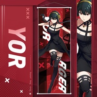 Poster mural imprimé dessin animé SPY X Family SPYFAMILY Anya Yor Lloyd Peach sur toile enroulable