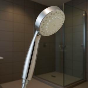 Douche à jet unique LED chromée Metaform 6,5 cm de longueur, 16 cm de largeur, 32,5 cm de hauteur - Product Image 3