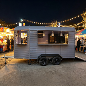 DOT Hot Dog Cart Fully Equipped Horse <b>Box</b> Food Truck OEM Mobile Kitchen Fast <b>Burger</b> Trailer - Product Image 5