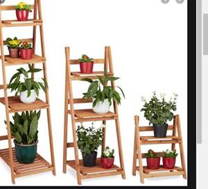 زهرة خشبية أنيقة مع سبورة سوداء متعددة الاستخدام ديكور حديقة للحضانة المنزلية أو تصميم الزراعة في الهواء الطلق - Product Image 5