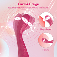Klitoris Vibrator Silikon Klitoris Stimulator Wiederauf ladbarer Dildo Vibrator G-Punkt Massage gerät mit 10 Modi Sexspielzeug für Erwachsene