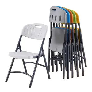 Otel-silla plegable de plástico para estudiantes, mueble de comedor para exteriores, escuela y comercial