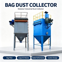 Unité de filtration à sacs industriel à impulsions pour la dépoussiérage des gaz de combustion des chaudières des usines de sirop de glucose