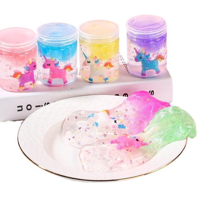 Slime Toys Children Diy Clear Slime Kit for Girls Playdough Slime Easter Gifts