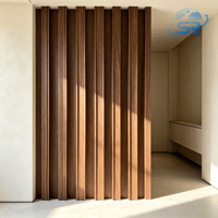 Panneau mural texturé en nid d'abeille, panneau mural décoratif rainuré 3D pour revêtement mural intérieur et extérieur