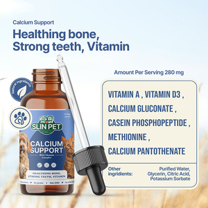 Huisdieren OEM/ODM Gezondheidsvoeding Vloeibare Supplementen met Dagelijkse Calcium Ondersteuning Functie Toegevoegd Vitamine Complex <span class=keywords><strong>in</strong></span> Vloeibare Druppels - Product Image 3