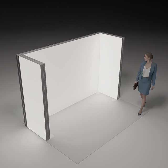 10x10 ft Modular LED Backlit Booth Stand With SEG Graphic Promotional Table Trade Show Expo Light Box Exhibition Booth Display