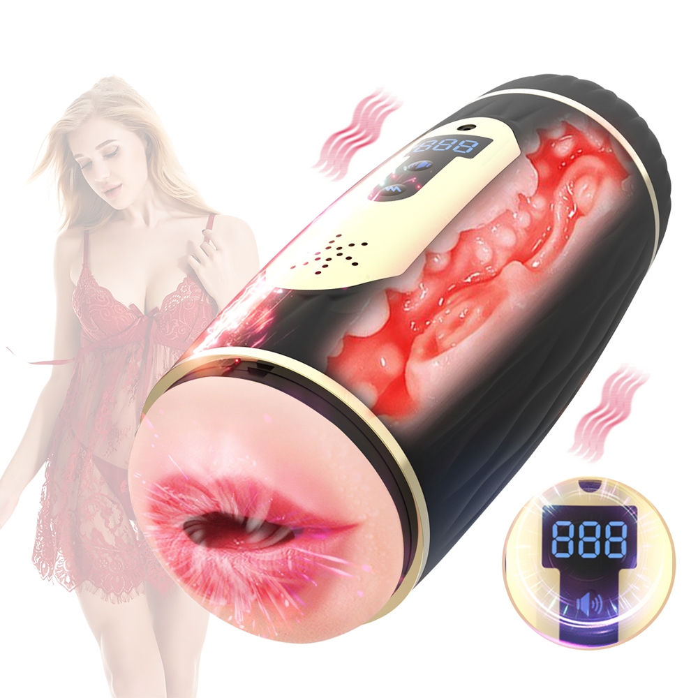 Electric Male Masturbation Cup - Hand Free Sex Toy for Men