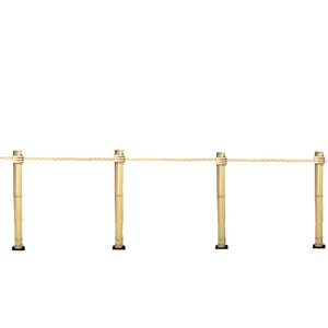 Bamboo Fence Posts Carbonized Color Smooth Surface Anti Uv Outdoor Fence Round Shape Custom Made - Product Image 5