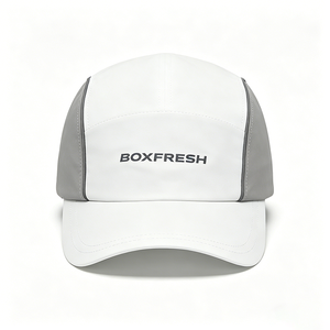 หมวกแคมป์ 5 แผง รุ่นพรีเมียม, หมวกไนลอนแห้งเร็วแบบ Color Block, หมวกกีฬาปักลายได้ตามต้องการ สำหรับวิ่ง/เดินป่า - Product Image 5