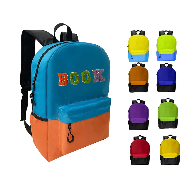 Custom Logo Lightweight Casual Daypack Nylon School Bag Travel Bookbag Student School Backpack for Teens Boys Girls