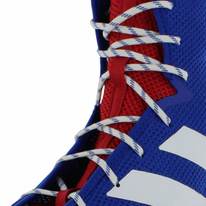 Adidas BOX HOG 3 unisex รองเท้าออกกำลังกายและการฝึกอบรมข้ามสีฟ้า/สีขาวเมฆ/ทีมวิทยาลัยสีแดง | ของแท้100% - Product Image 1