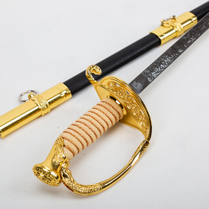 <span class=keywords><strong>Sabre</strong></span> de cérémonie de garde d'honneur européen en or, lame gravée, avec fourreau, collection, cadeau et vente en gros - Product Image 4