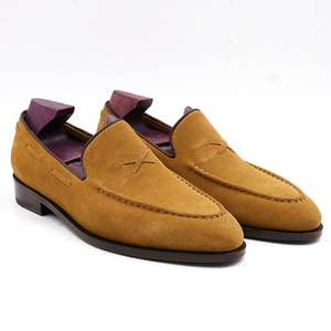 Goodyear automne nouveauté <span class=keywords><strong>daim</strong></span> mocassins chaussures pour hommes en cuir véritable <span class=keywords><strong>luxe</strong></span> hommes chaussures mode fête mocassins hommes chaussures - Product Image 1