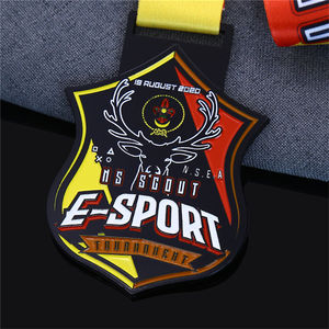 เหรียญที่กำหนดเองกีฬามาราธอนเต้นรำ3D ขี่จักรยานเหรียญทองกีฬารางวัลโลหะฟุตบอลยูโดจูจุสึคาราเต้เทควันโด - Product Image 6