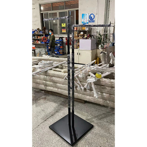 Cửa hàng thiết kế <span class=keywords><strong>2</strong></span> cách quần áo Rack hiển thị cửa hàng thiết kế Boutique quần áo Kệ Kim Loại hiển thị đứng - Product Image 1