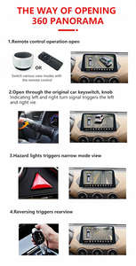 Cámara Panorámica Universal HD 3D 360, Sistema de Visión de Pájaro para Automóvil, Cámara DVR de 4 Vías para Radio de Automóvil Android - Product Image 5